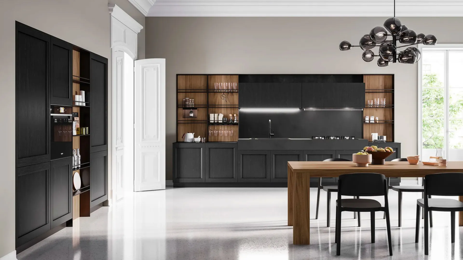Una cucina estremamente versatile