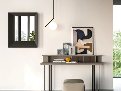 Specchio con cornice in metallo Diama di Orme