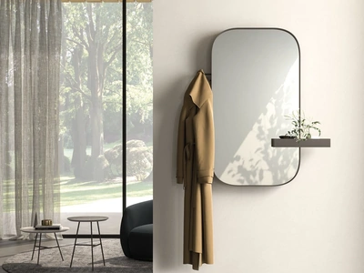 Specchio con cornice in metallo brunito Smart di Orme