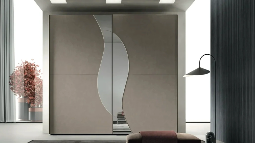 Armadio con anta scorrevole Luna di Artigianmobili