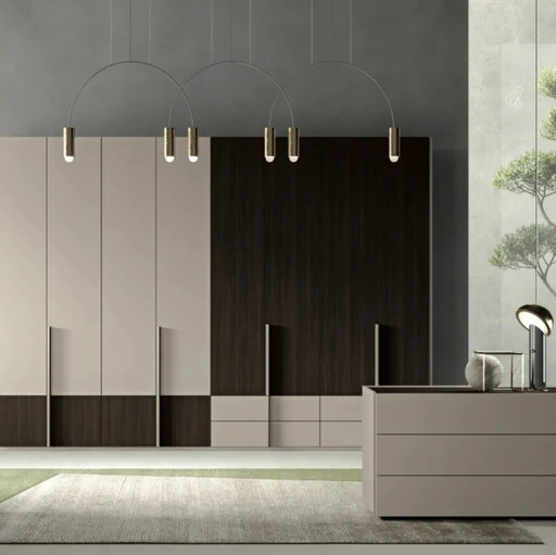 Armadio con anta battente Duplex e Up di Artigianmobili