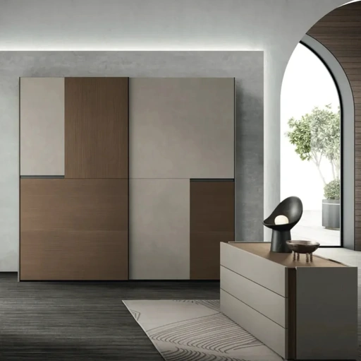 Armadio con anta scorrevole Lego di Artigianmobili