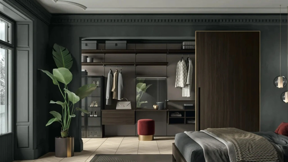 Cabina Armadio effetto legno Systema 01 di Artigianmobili