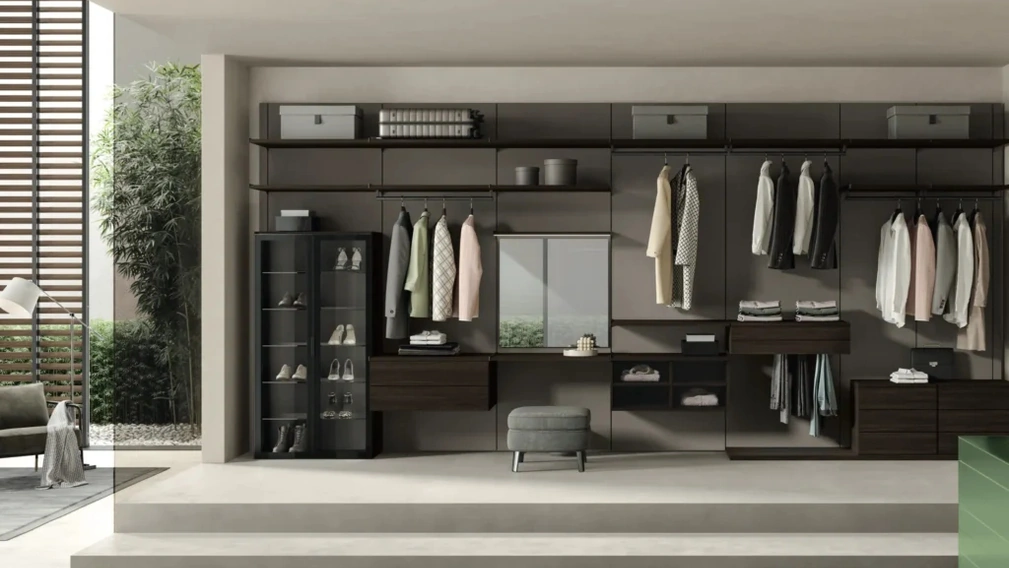 Cabina Armadio effetto legno Systema 01 di Artigianmobili