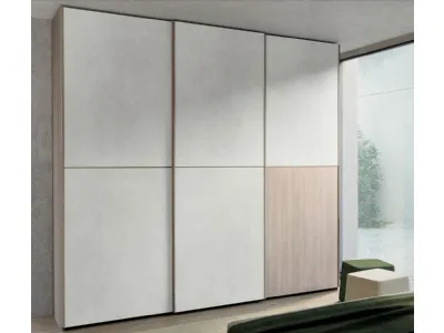 Armadio con ante scorrevoli Volo Mondrian M304 in melaminico di Colombini Casa