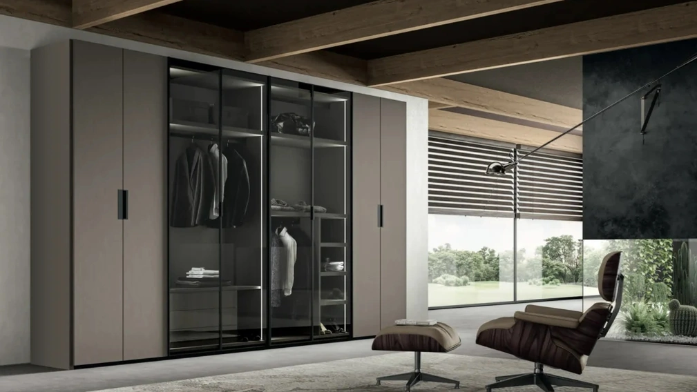 Armadio con anta battente Young Prisma di Artigianmobili