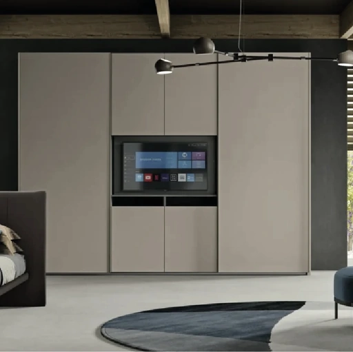 Armadio con anta scorrevole Young TV di Artigianmobili