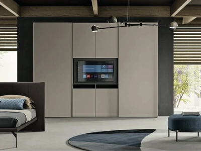 Armadio con anta scorrevole Young TV di Artigianmobili