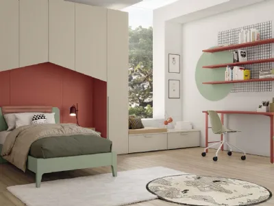 Cameretta a ponte Golf C147 in melaminico di Colombini Casa