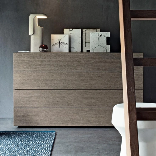 Comò Cube in rovere di Giellesse