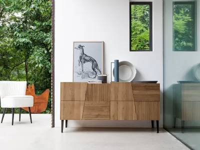 Comò Design in Rovere massello di Devina Nais