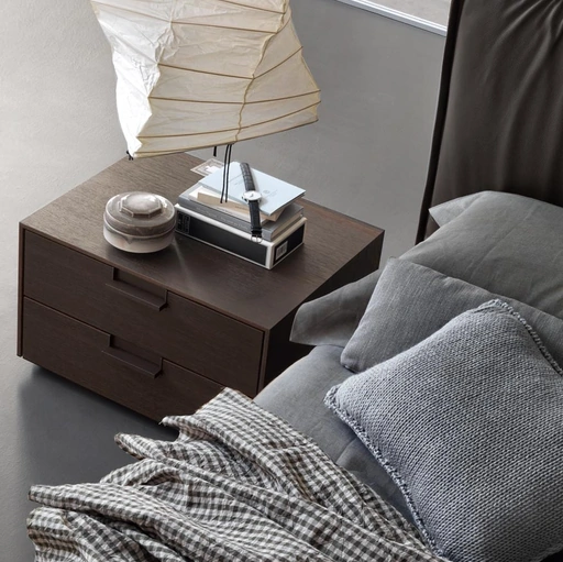 Comodino Flat in rovere di Giellesse