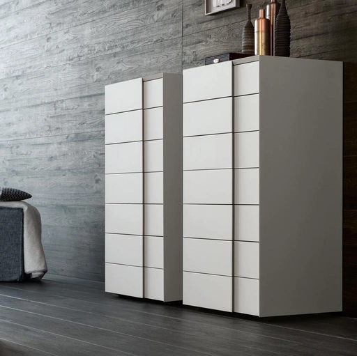 Settimanale Twist in legno laccato di Giellesse