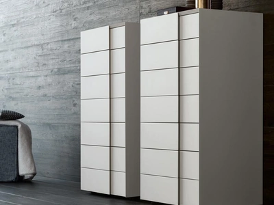Settimanale Twist in legno laccato di Giellesse