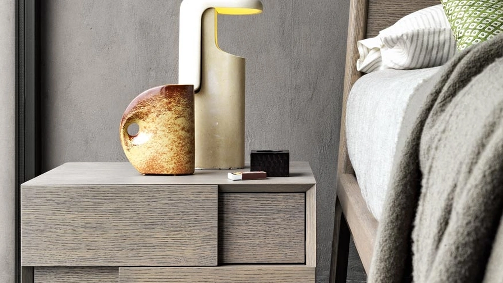 Comodino Twist in Rovere di Giellesse