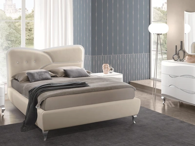 Letto in ecopelle Dolly di Adriatica