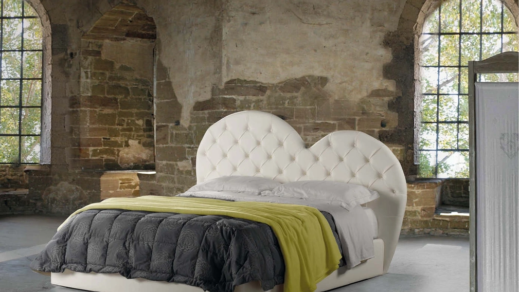 Letto con testiera Anemone di Lettissimi