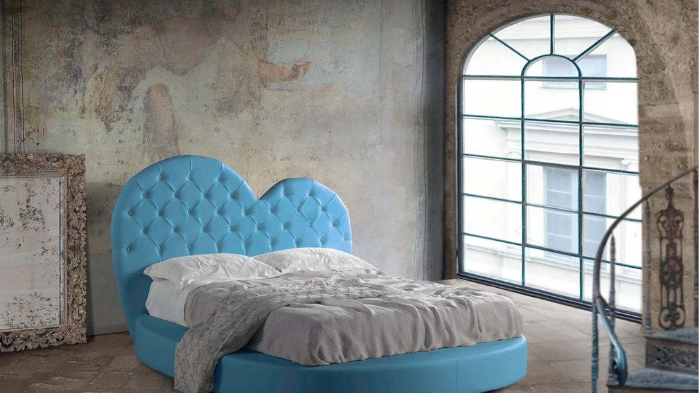 Letto con testiera Anemone di Lettissimi