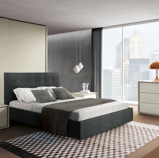 Letto Cristiana con box contenitore di Adriatica