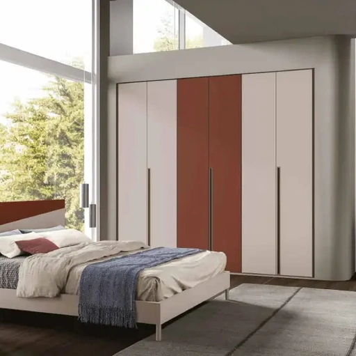 Letto con testiera Diagonal di Artigianmobili