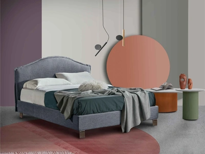 Letto classico Elettra con contenitore di Lettissimi