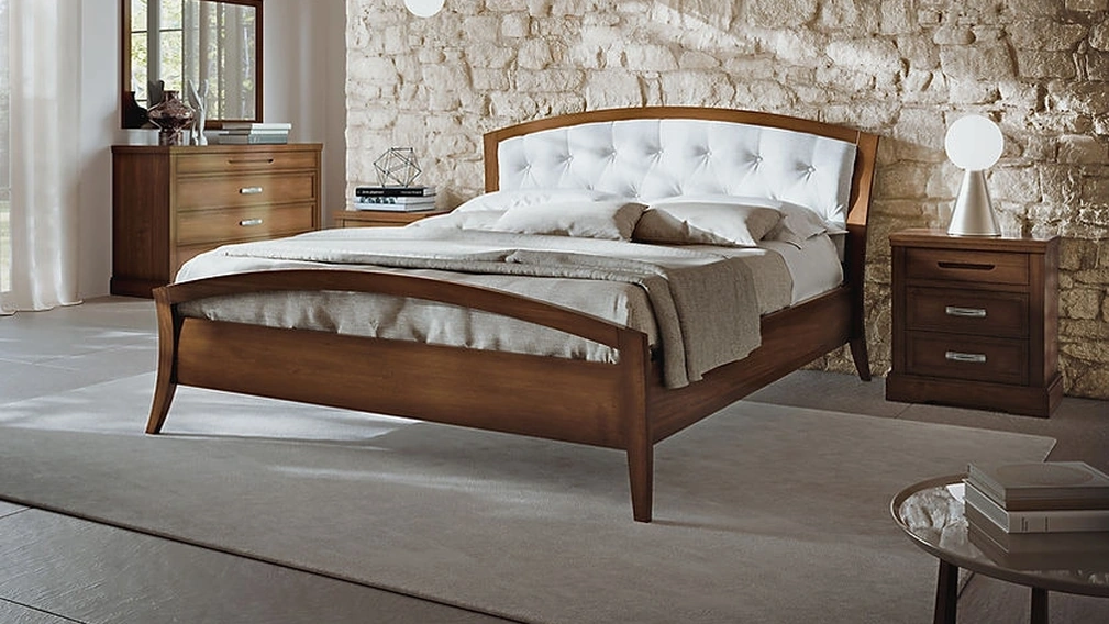 Letto matrimoniale Emma Imbottito di Fasolin