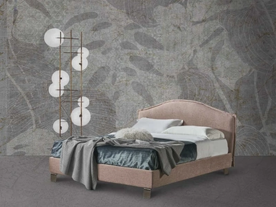 Letto classico con testiera sagomata Elettra di Lettissimi