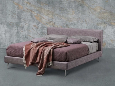 Letto matrimoniale Filo con testiera bassa di Lettissimi