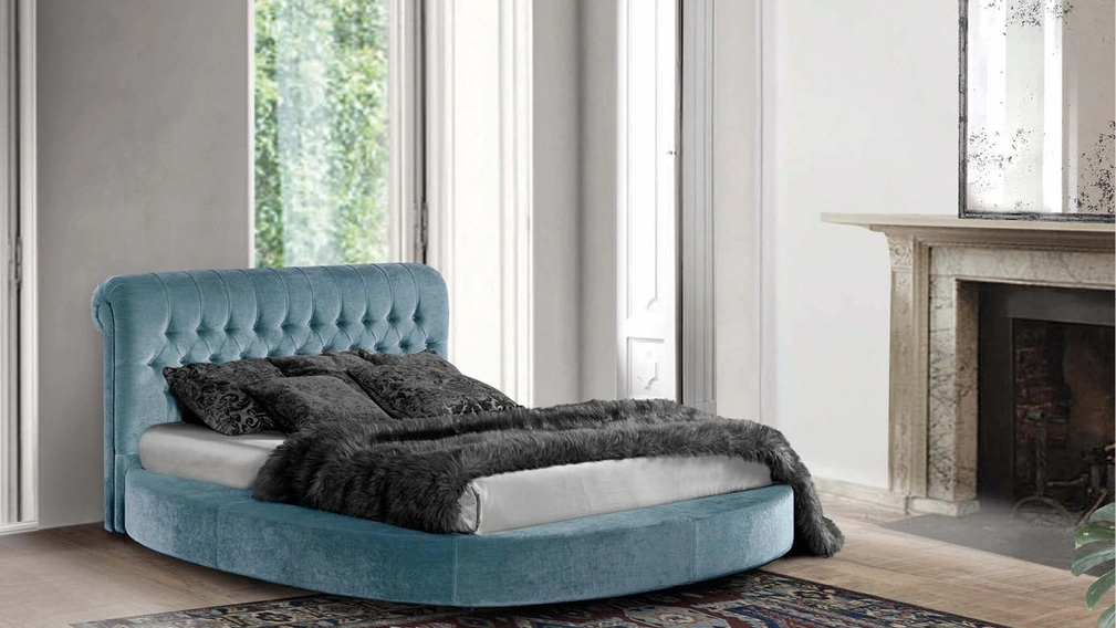 Letto imbottito London di Lettissimi