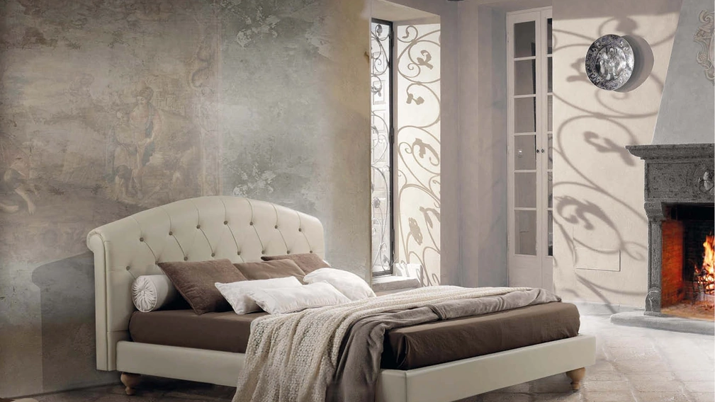 Letto con testiera Novecento di Lettissimi