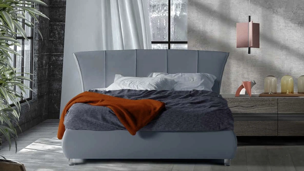 Letto in pelle Onda di Lettissimi