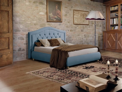 Letto con contenitore Sogno Capitonnè di Lettissimi