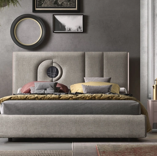 Letto imbottito Mood di Adriatica