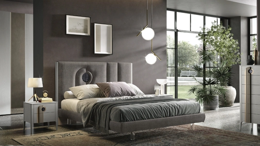 Letto imbottito Mood di Adriatica