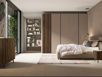 Letto con testiera Narciso di Colombini Casa