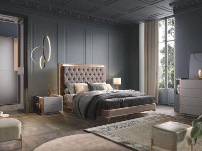 Letto imbottito Pasitea di Adriatica