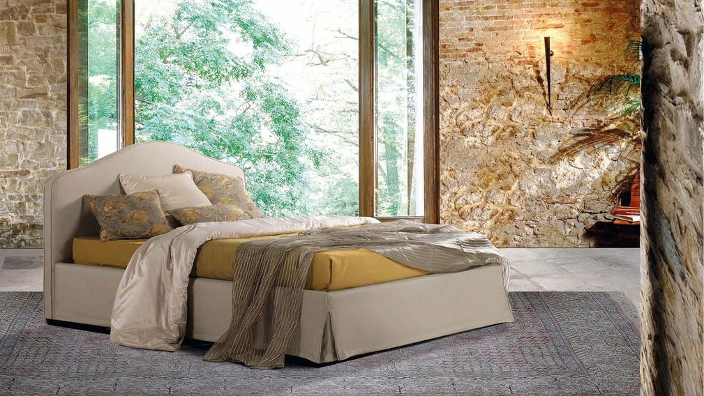 Letto matrimoniale con contenitore Romantico di Lettissimi