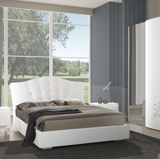 Letto imbottito Silvia di Adriatica