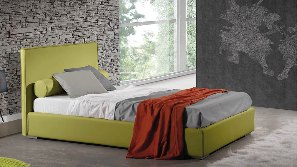 Letto singolo Vela Liscio di Lettissimi 