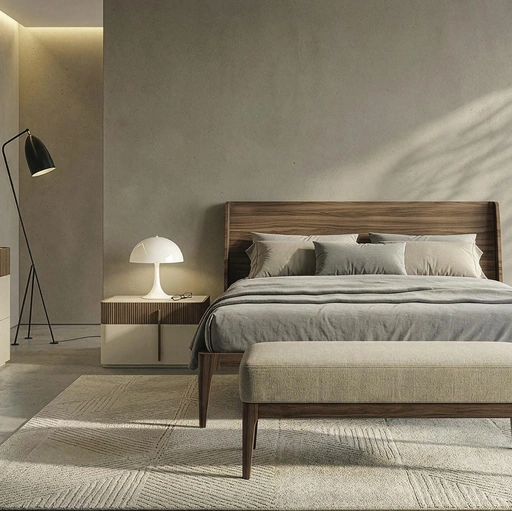 Letto con testiera Talitha di Fasolin