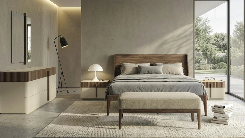 Letto con testiera Talitha di Fasolin