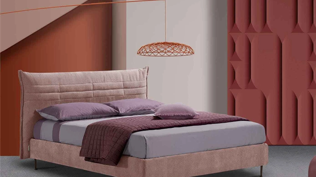 Letto imbottito Zefiro di Lettissimi