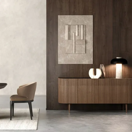 Madia Icon in noce cannettato di Fasolin