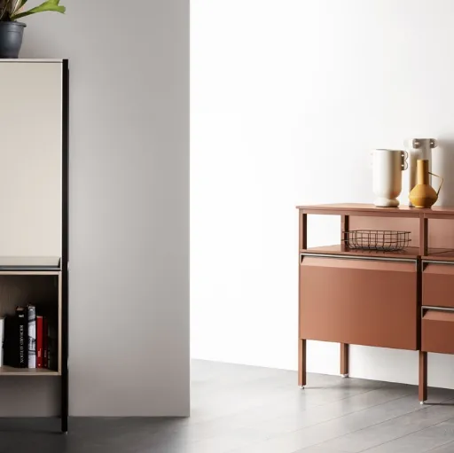 Madia Living Formalia in Laccato opaco Ruggine di Scavolini