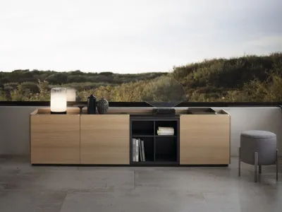 Madia Pica Legno Impiallacciato 1 di Bontempi