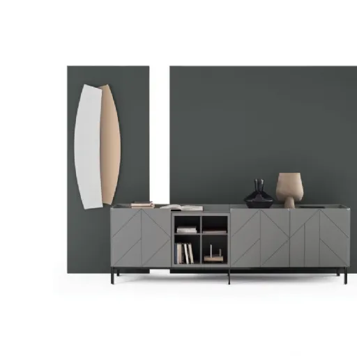 Madia Pica Legno Laccato Decorato 4 di Bontempi