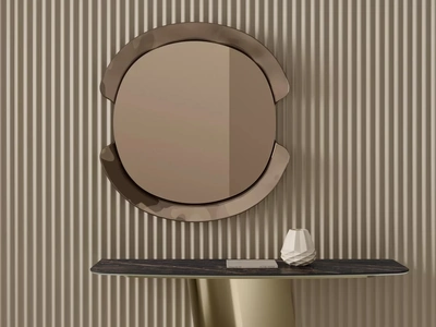 Mobile ingresso Kimono Consolle con top in SuperMarmo di Bontempi