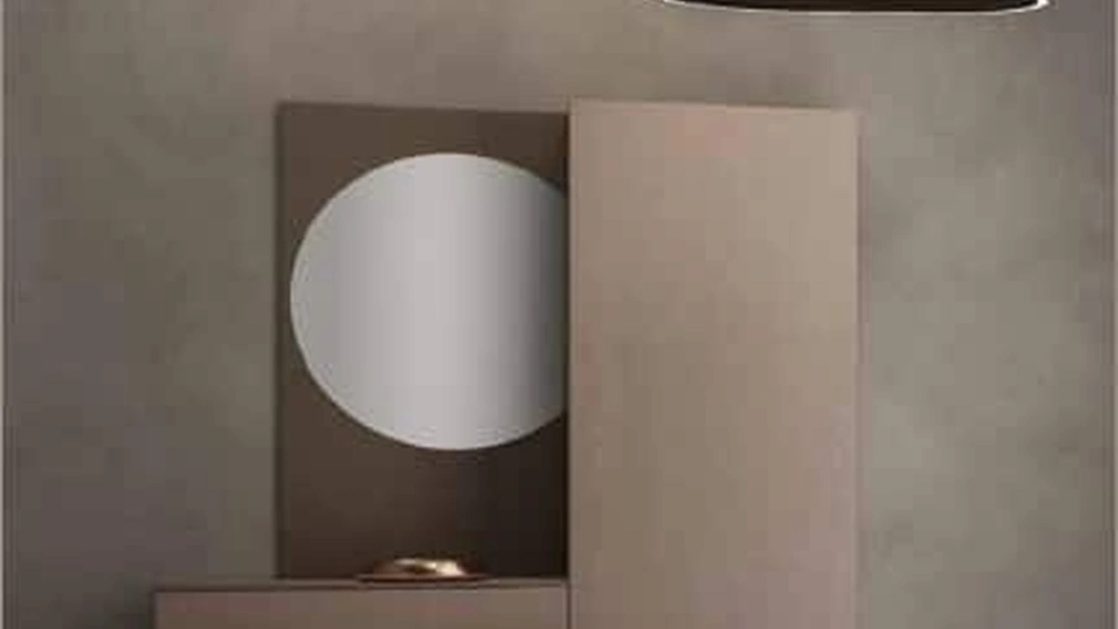 Mobile ingresso Velvet 4-0 C4 Gessato Canapa di Artigianmobili