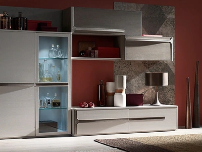 Parete Attrezzata Cleo 03 di Fasolin