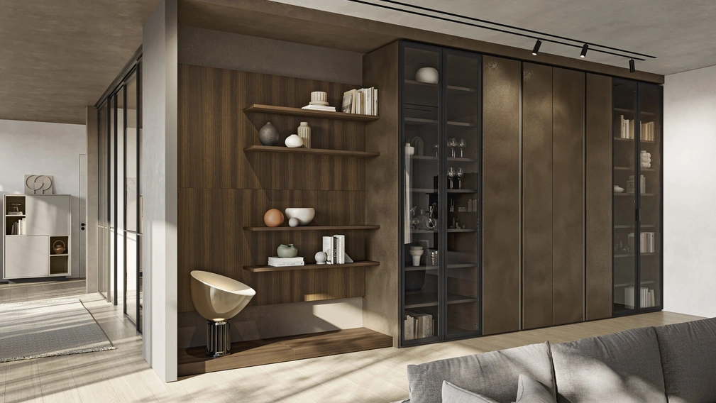 Parete Attrezzata Night & Day L02NS di Colombini Casa